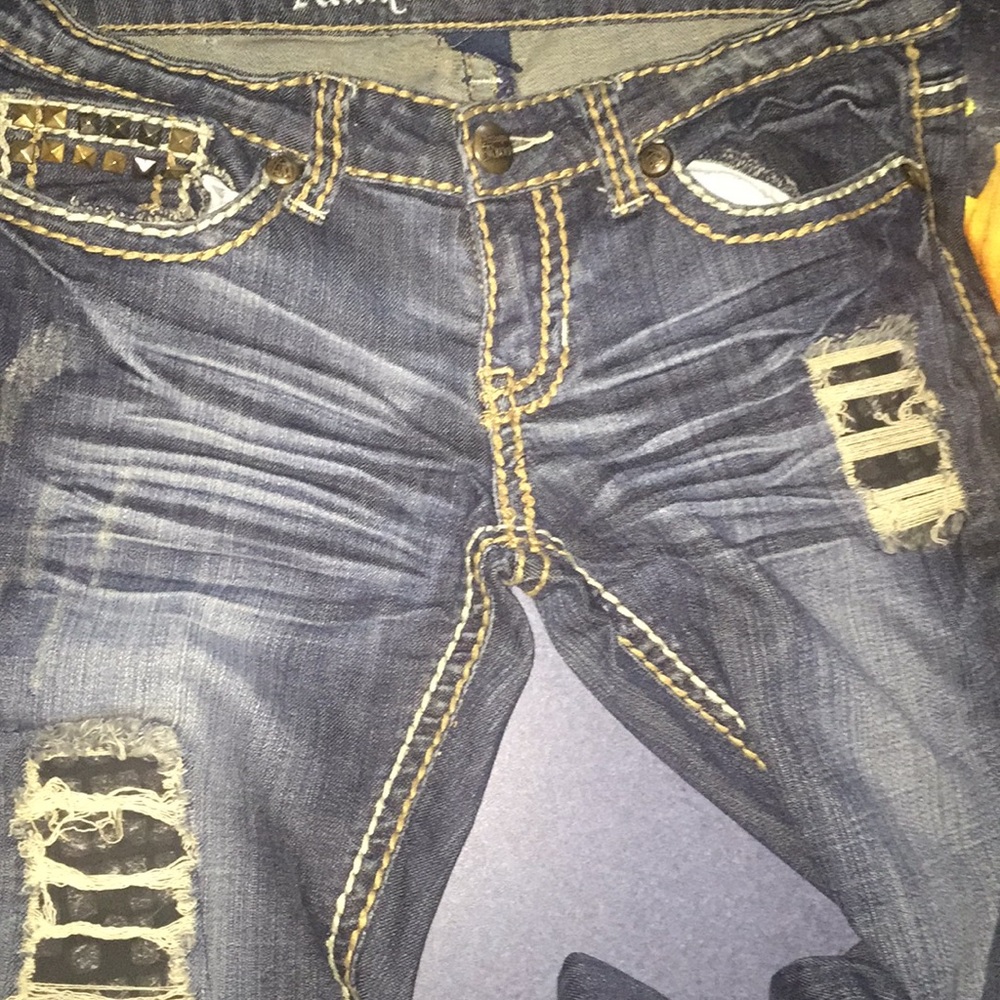 Antique Rivet Jeans - Picture 4 of 4